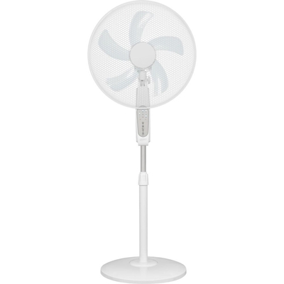 Ventilátor stojanový, Ø35 cm, Smart Home, 50W, časovač, ovládanie cez WiFi, biely