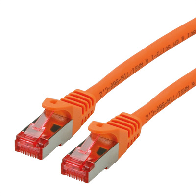S/FTP (PiMF) Patchkábel LSOH 1.5m cat.6, oranžový, Cu, Component Level