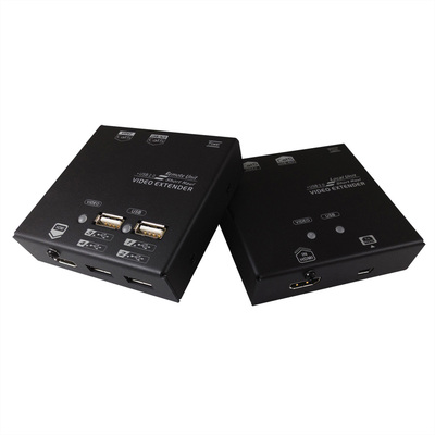 Predĺženie KVM cez 2xTP do 60m, HDMI, USB