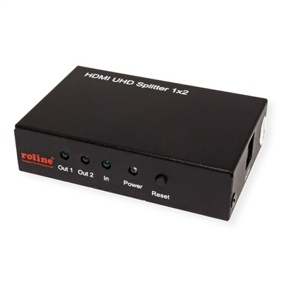 Video distribútor/splitter HDMI 1IN/2OUT, UHD 4K@60Hz 18G