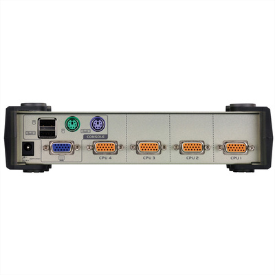 KVM switch/prepínač 4PC, VGA, PS2+USB