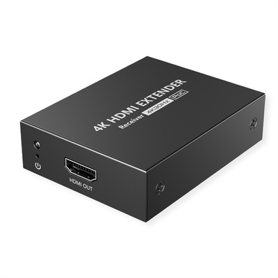 Predĺženie HDMI cez TP do 40m, IR, 4K@60Hz, Power over Cable (PoC), s lokálnym monitorom "loop out"