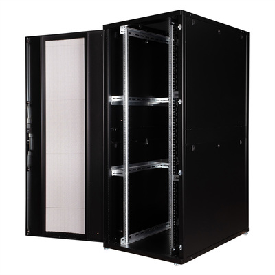 19" Rack na podlahu 42U, 1970x800x1200mm (HxWxD), PRO, čierny