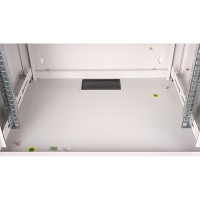 19" Rack na stenu 7U, sivý, 418x600x450mm (HxWxD), RAL7035, PRO, odnímateľné bočnice