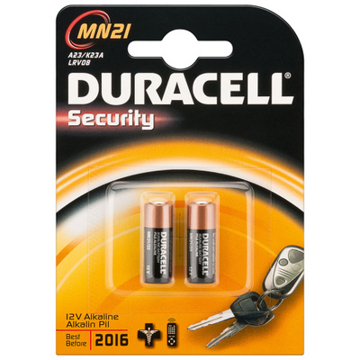 Baterka DURACELL Security Alkalická LR23 (2ks) 12V (MN21) 2BL