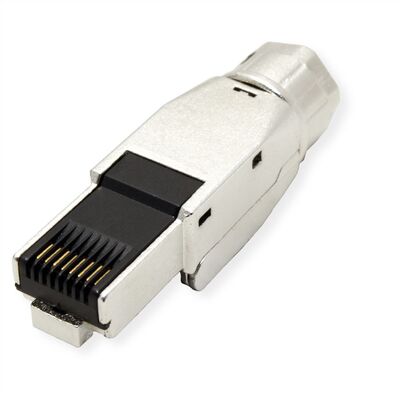 Konektor 8/8 RJ45 cat.8.1, tienený, 40Gbit, 2000Mhz, na drôt, montáž bez klieští AWG 22-26