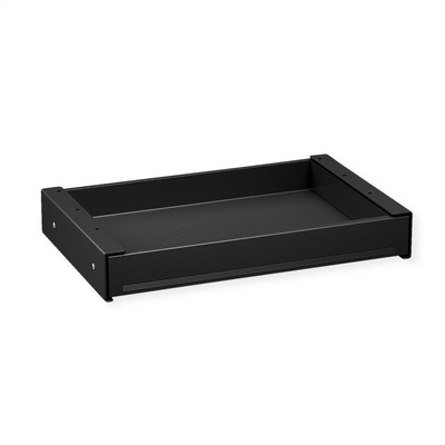 Zásuvka pod stôl, stredná veľkosť, 428 x 270 x 65 mm (WxDxH), max. 10kg, čierna