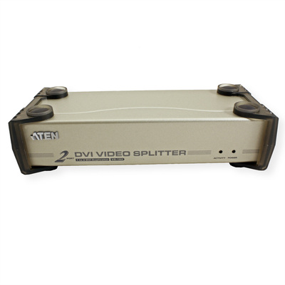 Video distribútor / splitter DVI-I + audio, 1IN/2OUT, 1920x1200@60Hz