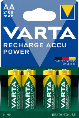 Batéria VARTA RTU nabíjacia AA (4ks) 1.2V 2100mAh NiMH (HR6 56706) 4BL