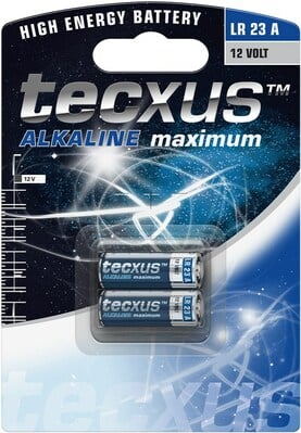 Baterka Tecxus Alkalická LR23 (2ks) 12V 50mAh (4223, V23GA) 2BL