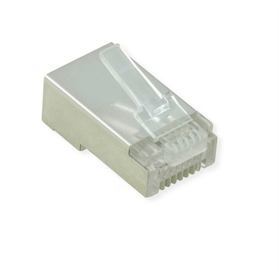 Konektor 8/8 RJ45 cat.5e, tienený, 10ks/bal