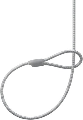 Bezpečnostný zámok, na kľúč 1.5m (priemer lanka 4.5mm)