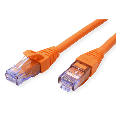UTP Patchkábel LSOH 1m cat.6a, oranžový, Cu, Component Level