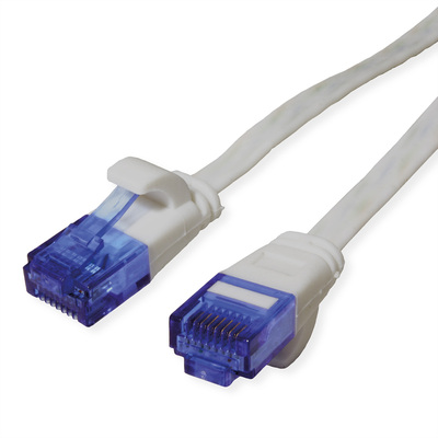 UTP Patchkábel 1.5m cat.6a, sivý, extra plochý, Cu