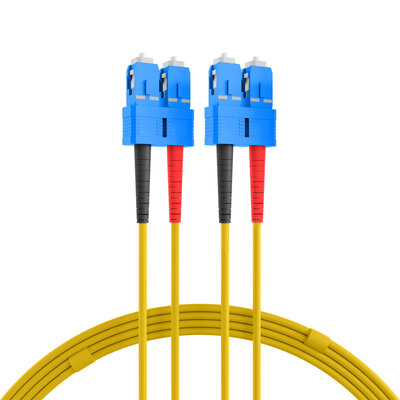 Fiber kábel SC-SC, 5m Duplex OS2(9/125µm), LSOH, 3mm, žltý