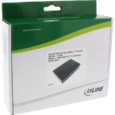Zvuková karta USB 2.0 SoundBox 7.1, 48KHz / 16-bit, 3.5mm jack, Toslink Digital IN/OUT