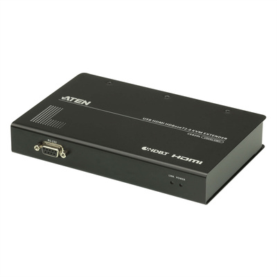 Predĺženie KVM cez TP do 100m, HDMI, USB, RS232, LAN, Audio (3.5mm jack), 4K@60Hz