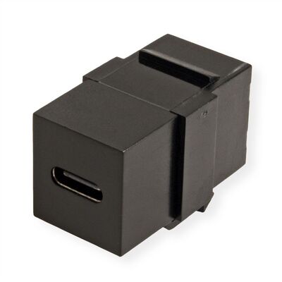 Modul USB 3.1 CF/CF, Keystone, čierny, 5Gbit/s
