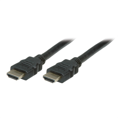 Kábel HDMI M/M 5m, High Speed+Eth, 4K@60Hz, HDMI 2.0, čierny, S