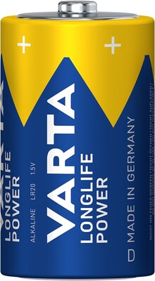 Batéria VARTA Longlife Power Alkalická D Mono (2ks) 1.5V (LR20) 2BL