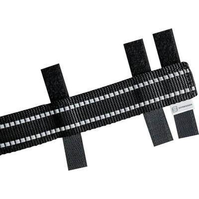 Kryt na ostnatý obojok ULTRA-PLUS, 2.5cm/39.5cm, čierna reflexná, HS
