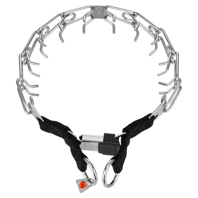 Obojok ostnatý ULTRA-PLUS 4mm/60cm, ClicLock, 2 krúžky, nerezová oceľ, HS