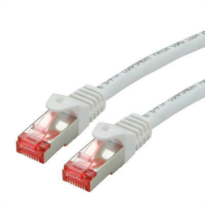 S/FTP (PiMF) Patchkábel LSOH 2m cat.6, biely, Cu, Component Level