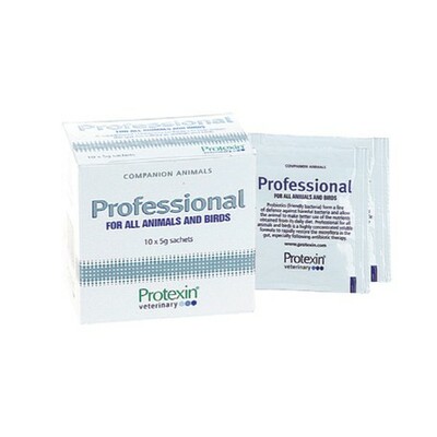 Protexin Professional, prášok pre zvieratá na rýchle obnovenie črevnej mikroflóry, 10x5g