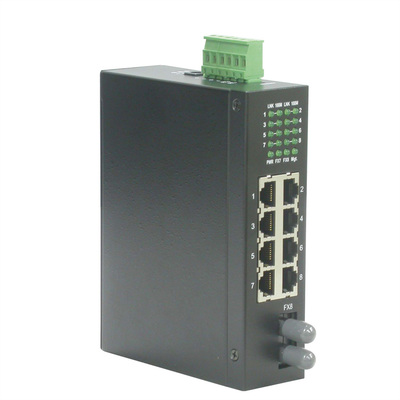 Switch 10/100, 7port, 1x ST, priemyselný