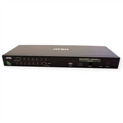 KVM switch/prepínač 16PC, VGA, PS2+USB, HotKeys, OSD