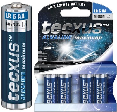 Baterka Tecxus Alkalická AA (4ks) 1.5V (LR6) 4BL