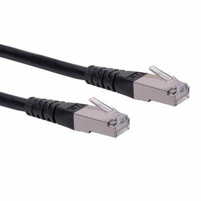S/FTP (PiMF) Patchkábel 2m cat.6, čierny, Cu
