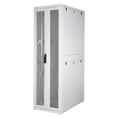 19" Rack na podlahu 42U, 1970x600x1000mm (HxWxD), PRO, sivý