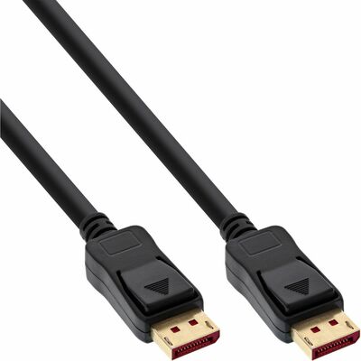 Kábel DisplayPort M/M 7.5m, 8K@60Hz, DP v1.4, 32.4Gbit/s, aktívny, čierny, jednosmerný, aktívny