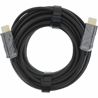 Kábel HDMI M/M 20m, Ultra High Speed+Eth, 8K@60Hz, HDMI 2.1, čierny, jednosmerný, aktívny, optický
