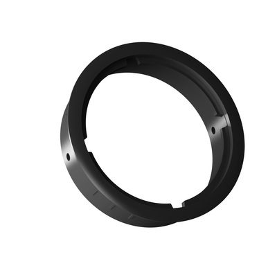 LOOP ROUND Káblová prechodka, 80mm, čierna