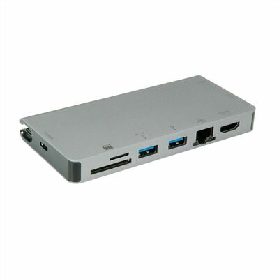 Dokovacia Stanica USB 3.1 Typ C, HDMI, VGA, 2x USB 3.1 A, čítačka SD/microSD, USB 3.1 Typ C (PD)