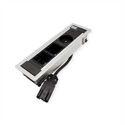 Power Frame rámik 3 pozície, 241x73x36mm, oceľ, striebornosivý