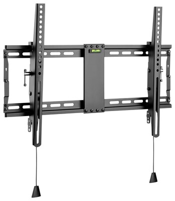 Držiak pre TV 37-70" na stenu, max 70kg, s náklonom +3° / -12°, VESA do 600x400, čierny