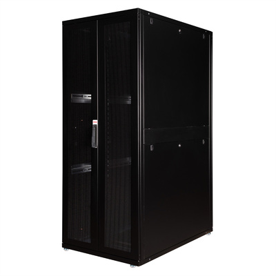 19" Rack na podlahu 42U, 1970x800x1200mm (HxWxD), PRO, čierny