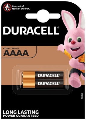 Batéria DURACELL Ultra Power Alkalická LR61 (2ks) 1.5V 500mAh (AAAA 4061 MN2500) 2BL