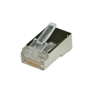 Konektor 8/8 RJ45 cat.5e, tienený, na lanko, 10ks/bal