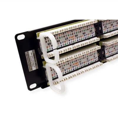 19" Patch panel 48port cat.6, netienený, 2U, čierny, TRENDnet