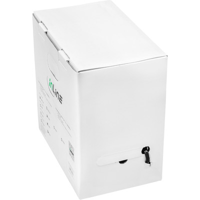 S/FTP (PiMF) drôt PE 50m cat.7a, AWG23, 1200Mhz, 10GBase-T, čierny, meď, vonkajší, UV odolný