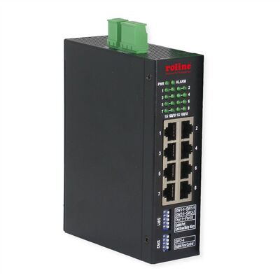 Switch Gigabit, 8port, Layer2, Smart Managed, priemyselný