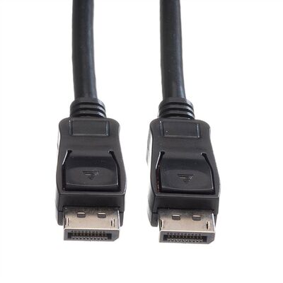 Kábel DisplayPort M/M 10m, 4K@60Hz, DP v1.2, 21.6Gbit/s, čierny