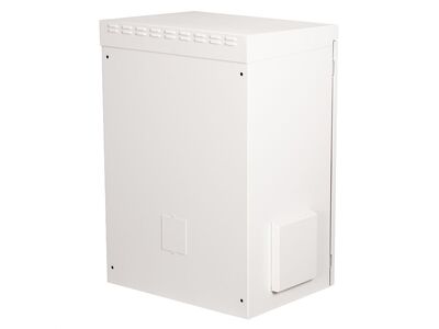 19" Rack na stenu 16U, sivý, 891x600x450mm (HxWxD), RAL7035, IP55, vonkajší, odnímateľné bočnice