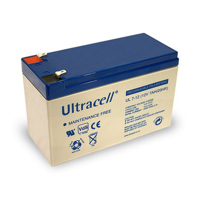 Baterka Ultracell AKKU UL7-12 (12V 7Ah), Faston (4.8mm)