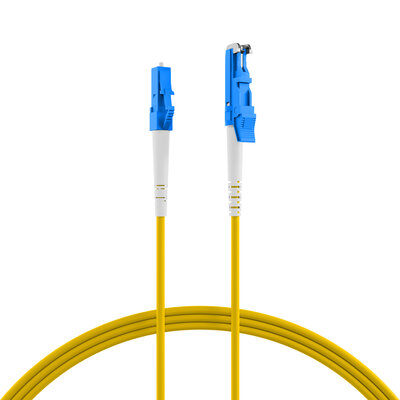 Fiber kábel LC-E2000, 5m Simplex OS2(9/125µm), LSOH, 3mm, žltý
