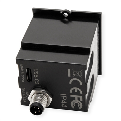 Modul pre BACHMANN, nabíjací/charger, 3xUSB (USB C), PD (28V5A) 140W, ext. zdroj, čierny